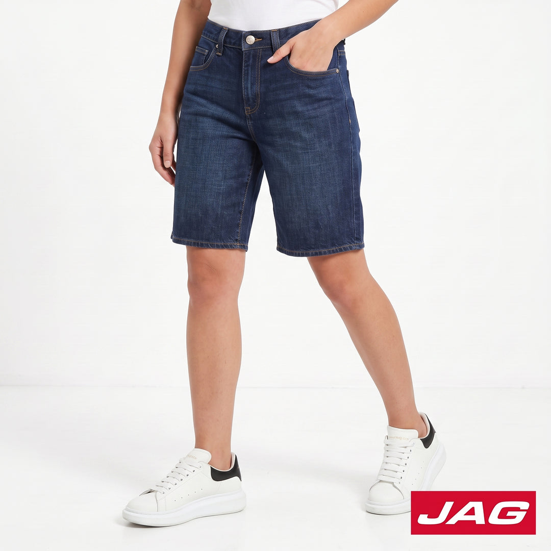 Jag Ladies High Waist Denim Jorts Trendy 11" Shorts 2B743488