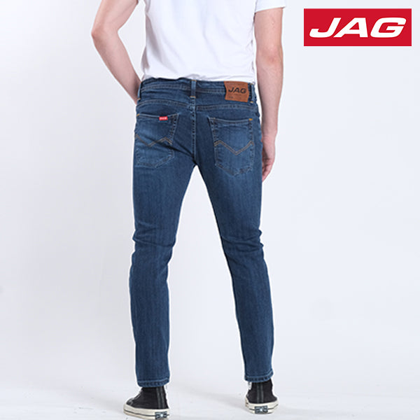 Jag Men's Distressed Skinny Stretch 28"