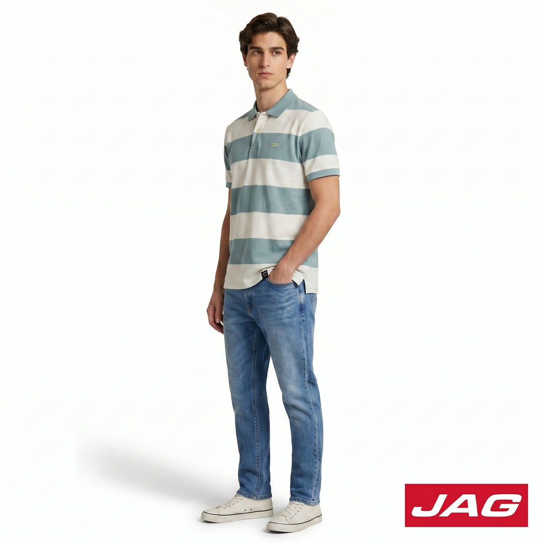 Jag Men's American Vintage Popcorn Polo Shirt 93MN3000