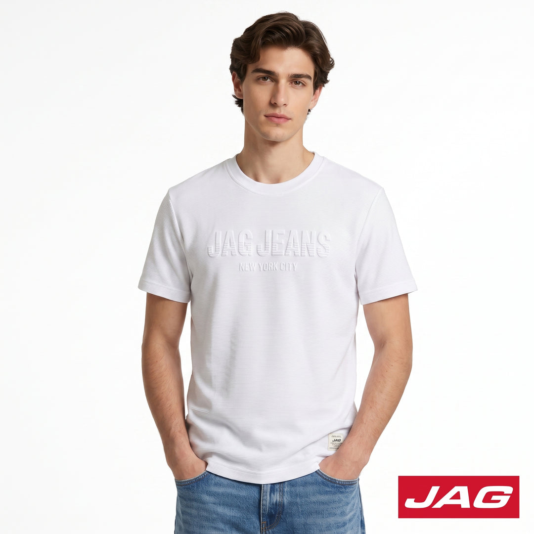 Jag Men’s Rugged Boxy Fit Basic Roundneck T-Shirt 32RB2001