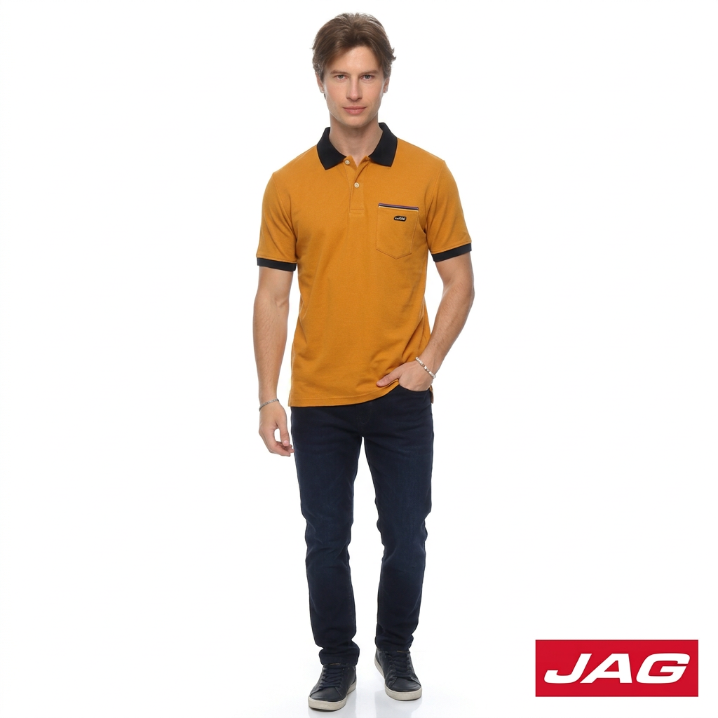 Jag Men's Polo Shirt American Vintage Fit 90GK3000