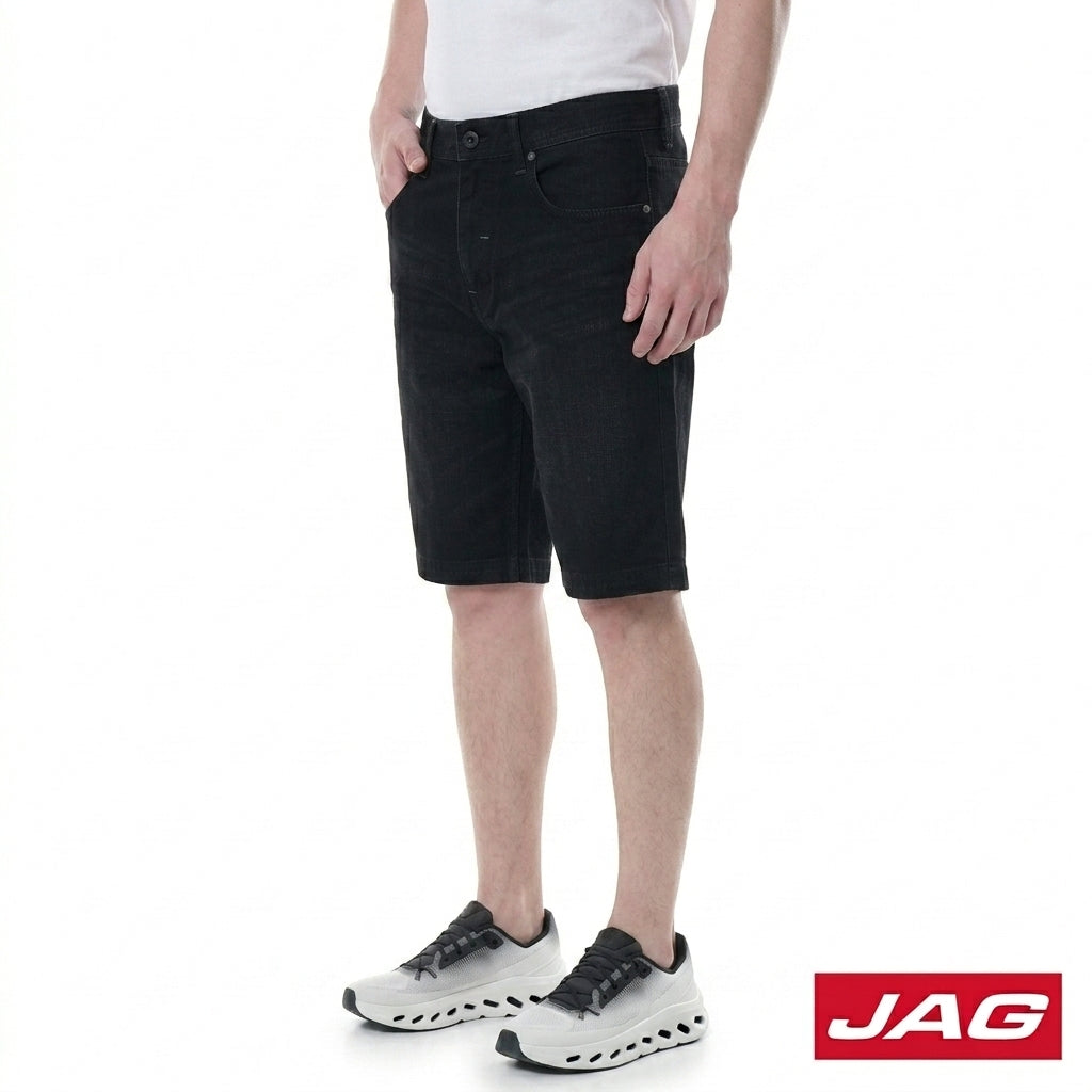 Jag Black Men’s Denim Shorts 11" Classic Fit 113264K9