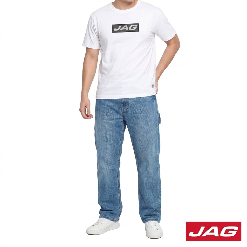 Jag Men’s Baggy Denim Jeans 30" Wide Straight Pants 19933413