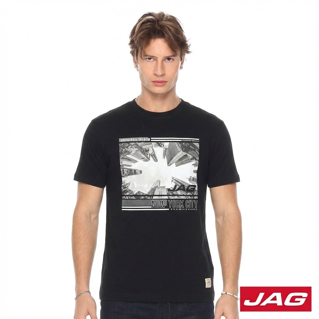Jag Men's Roundneck Rugged Boxy fit 32R42001