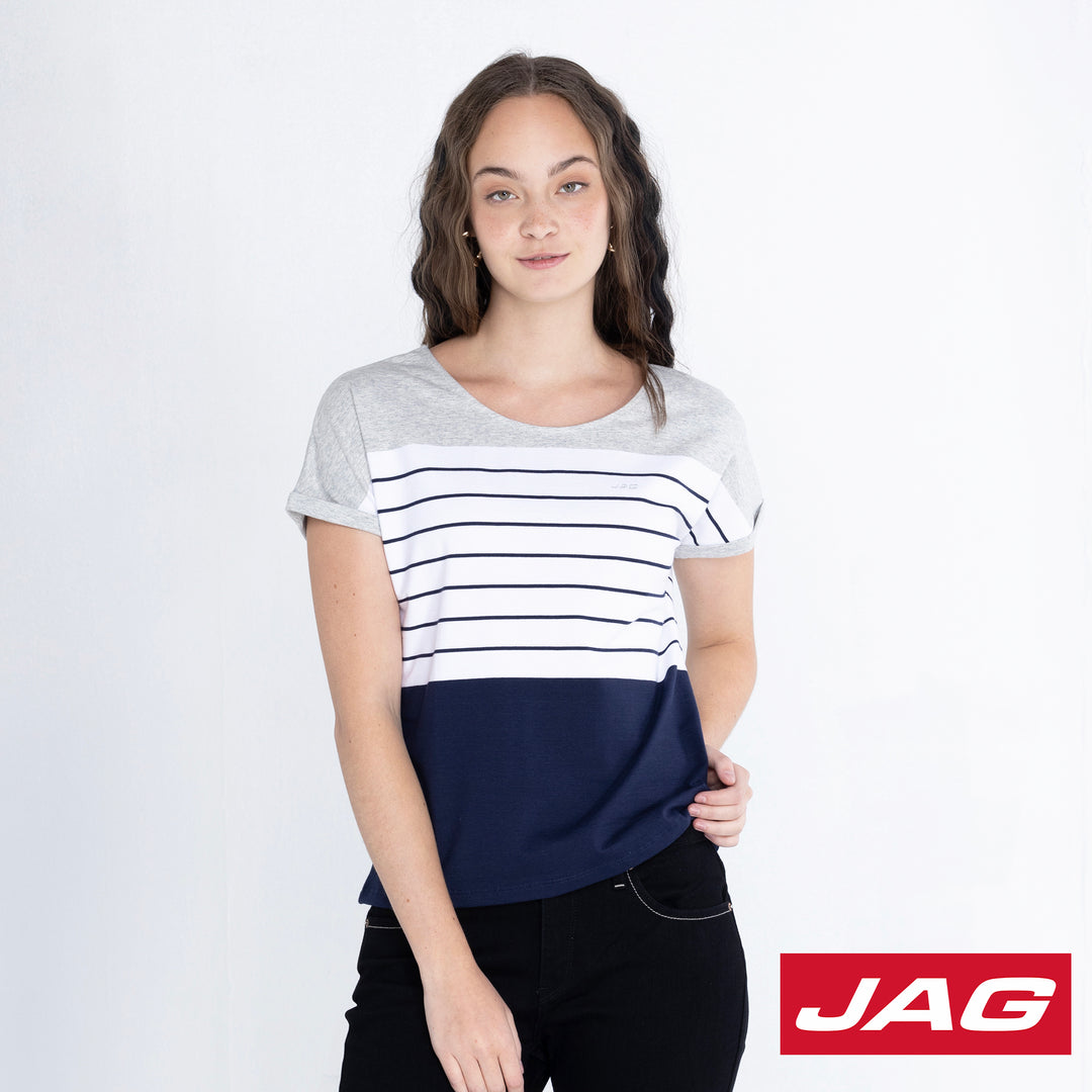 Jag Ladies Relaxed Fit Modified Tee