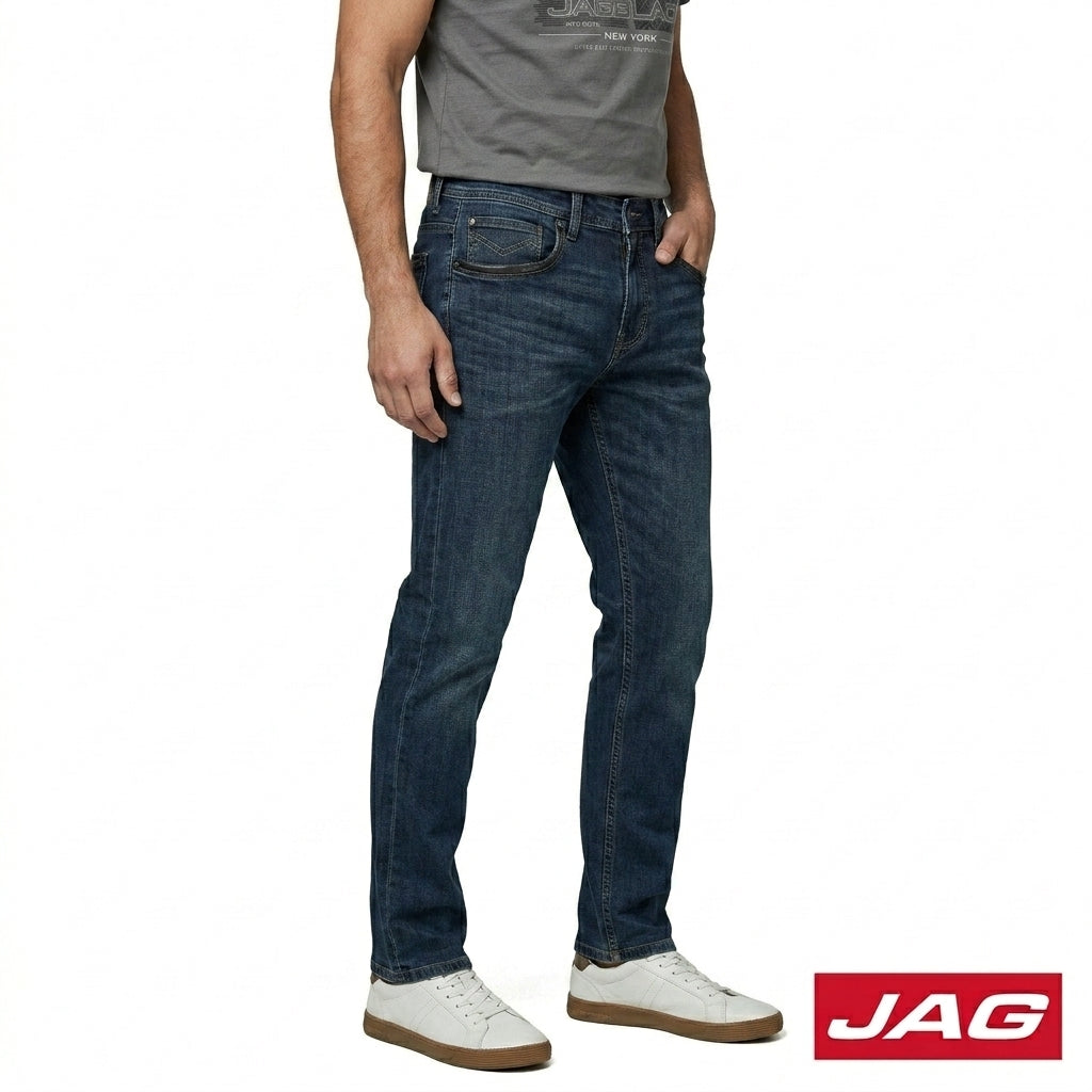 Jag Black Men's Slim Straight Denim Jeans 30" 12521683