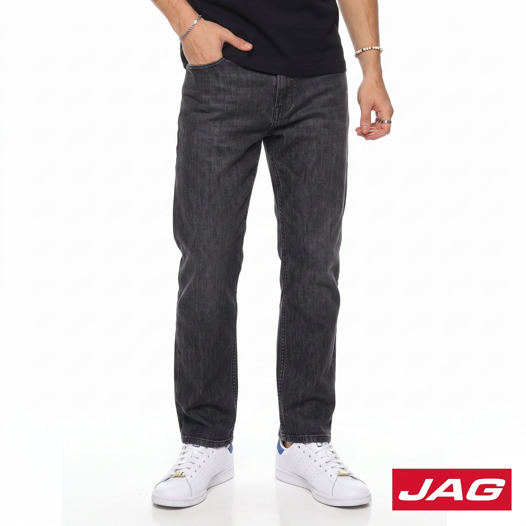Jag Black Men’s Loose Straight Denim Pants 30" Jeans 190664E9