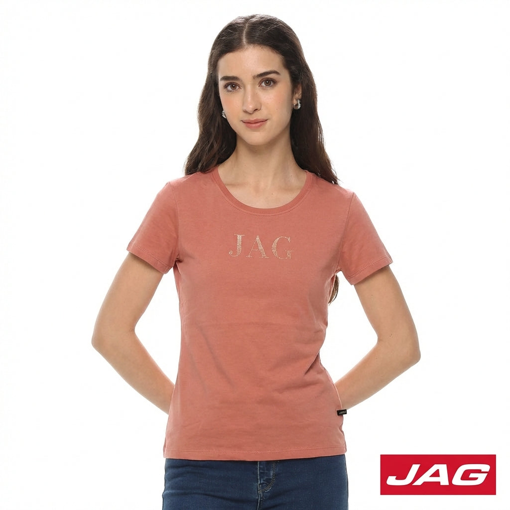 Jag Ladies Round Neck Graphic Tee 83RL8000