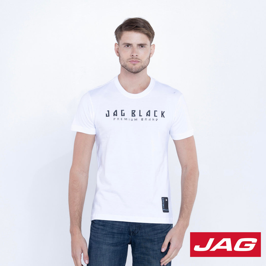 Jag Black Men's Rugged Boxy Fit Tee