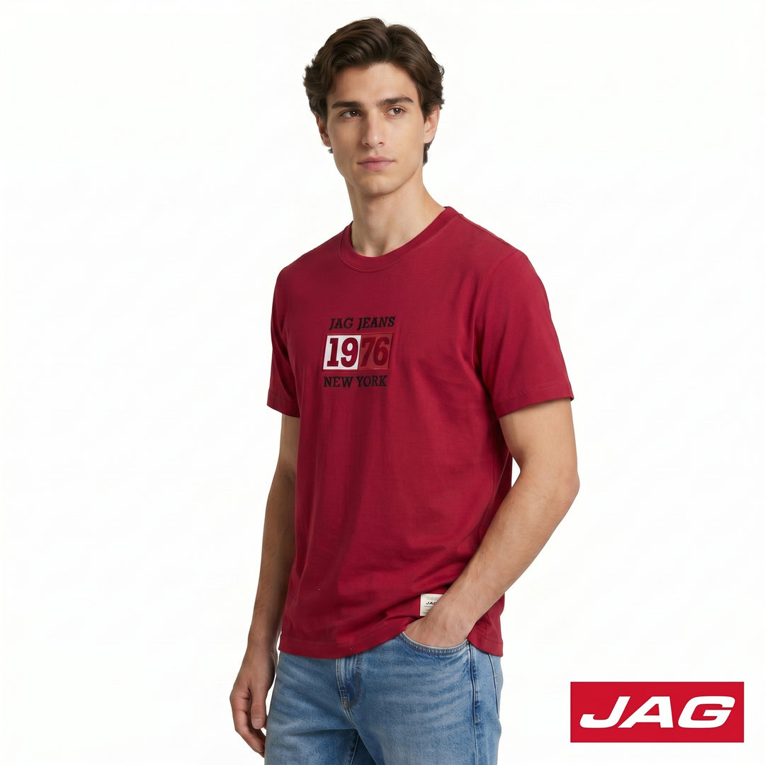 Jag Men’s Rugged Boxy Fit Roundneck T-Shirt 32R92001
