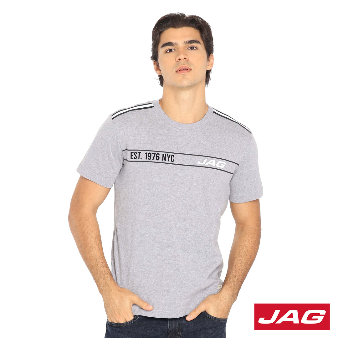 Jag Men's Round Neck Rugged Boxy Fit 33TB2001