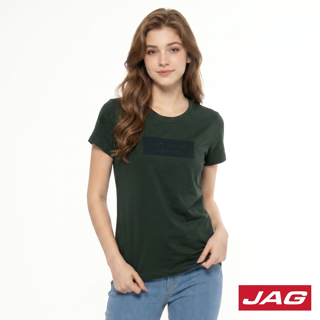 Jag Ladies Basic Fit Roundneck Graphic Shirt 83RW8000