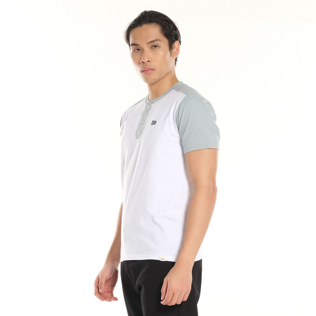 Lee Casual Cotton Henley T-Shirt for Men
