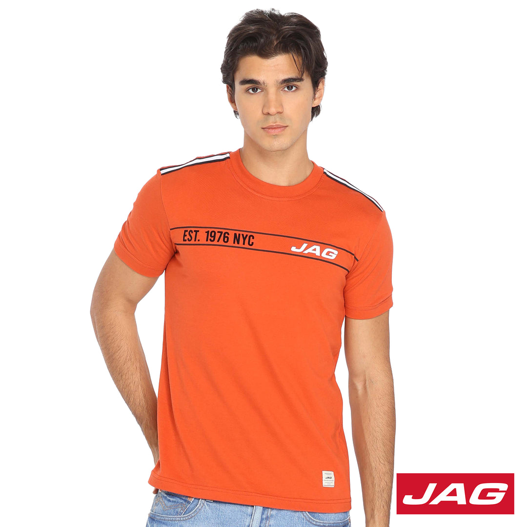 Jag Men's Round Neck Rugged Boxy Fit 33TB2001
