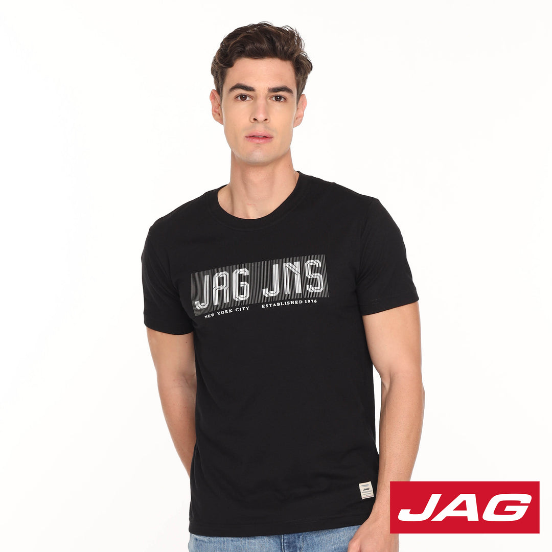 Jag Men's Tops Round Neck Rugged Boxy 33TJ2001