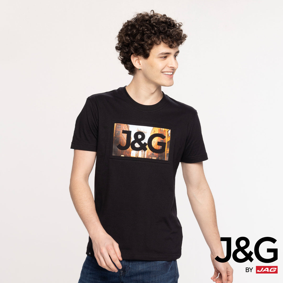 Jag Men's Round Neck Rugged Boxy SJ24CC