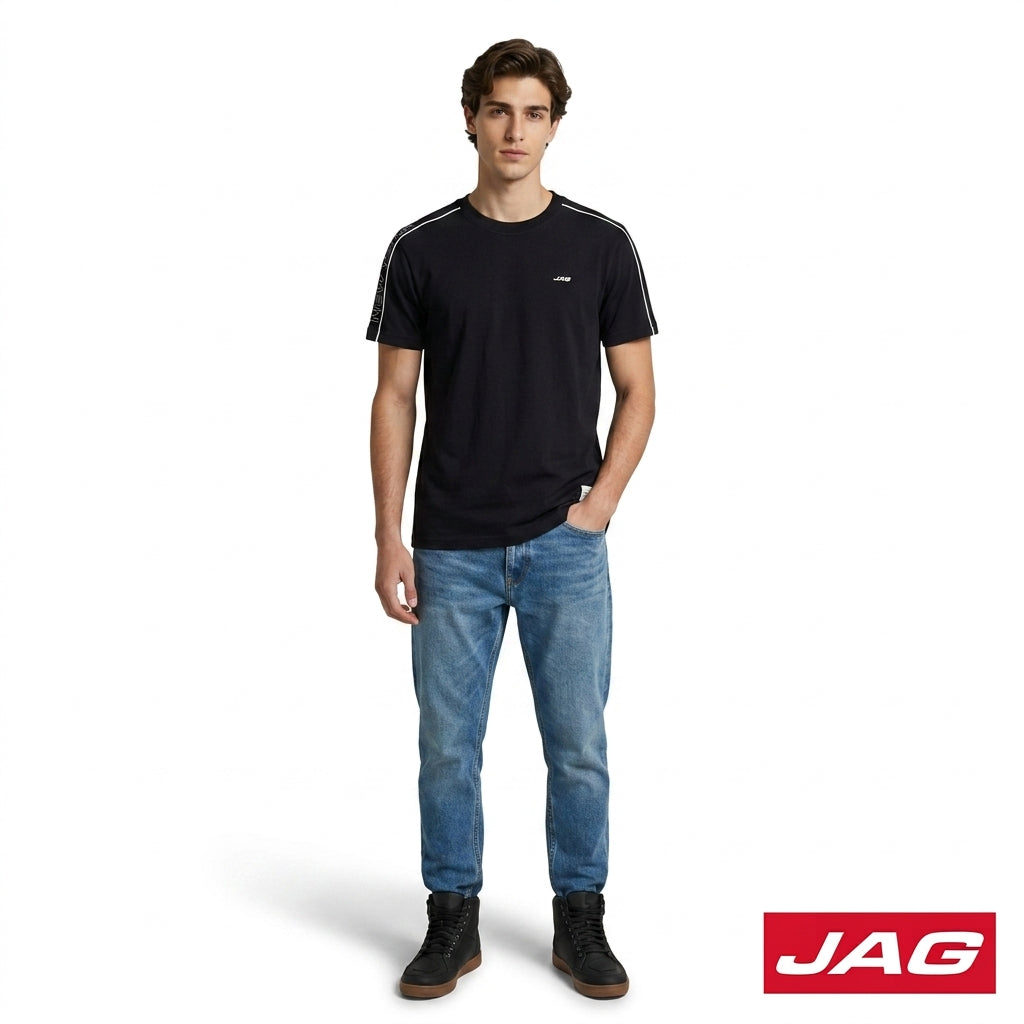 Jag Men’s Rugged Boxy Fit Roundneck T-Shirt 3A082001