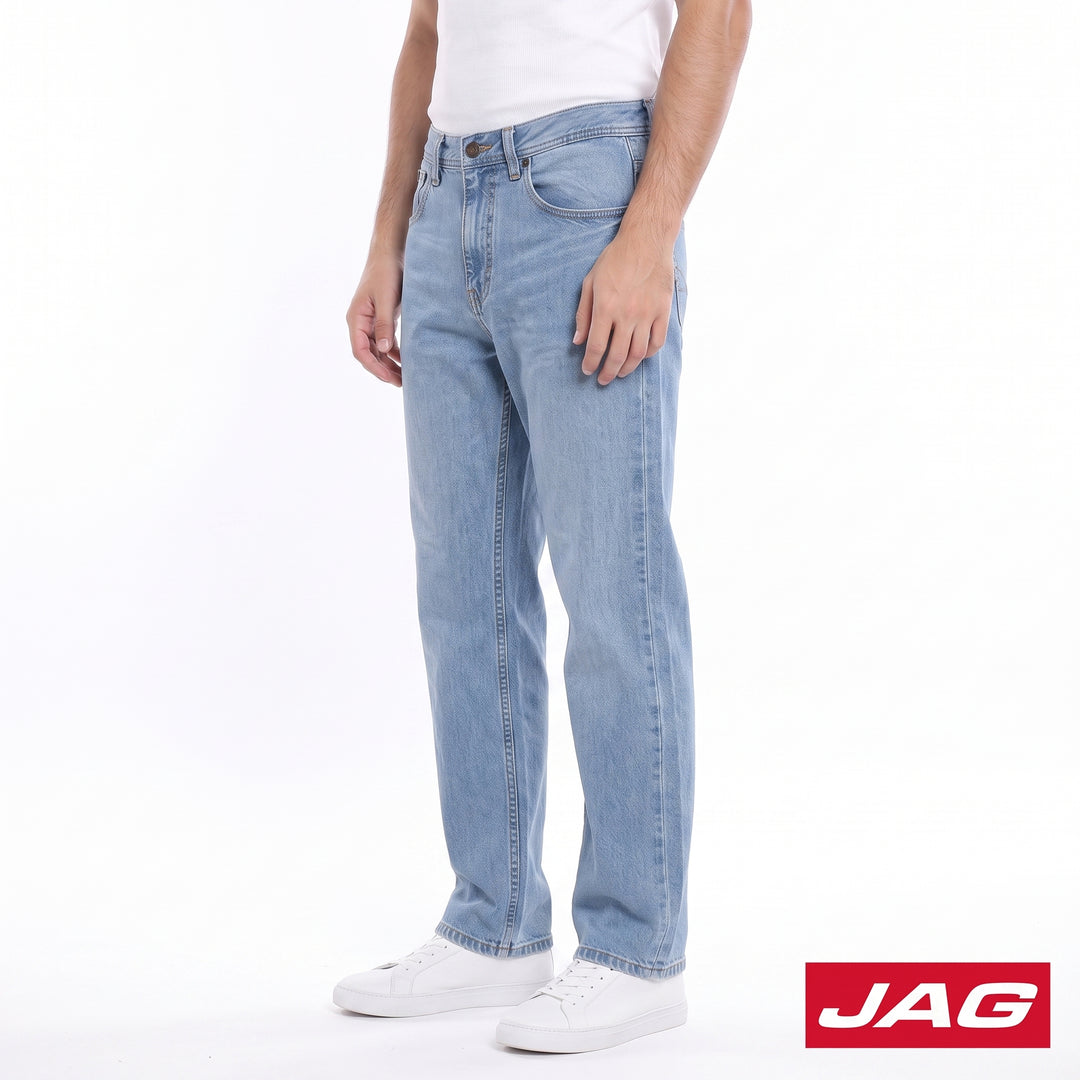 Jag Denimtech X Daniel Padilla Men’s Baggy Denim Jeans 30" Wide Straight Pants 193033K5