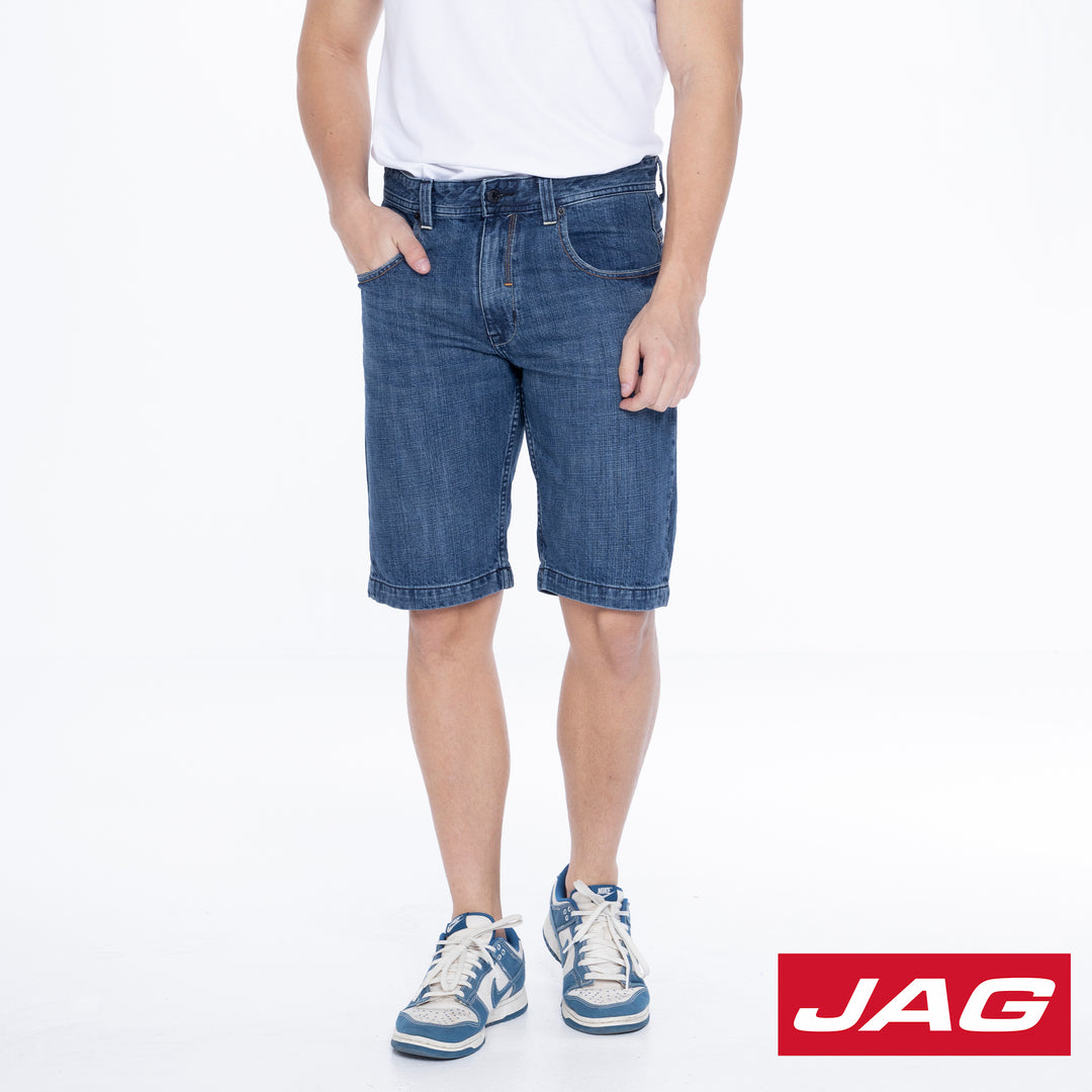 Jag Black Men's Denim Shorts in Thunderblast