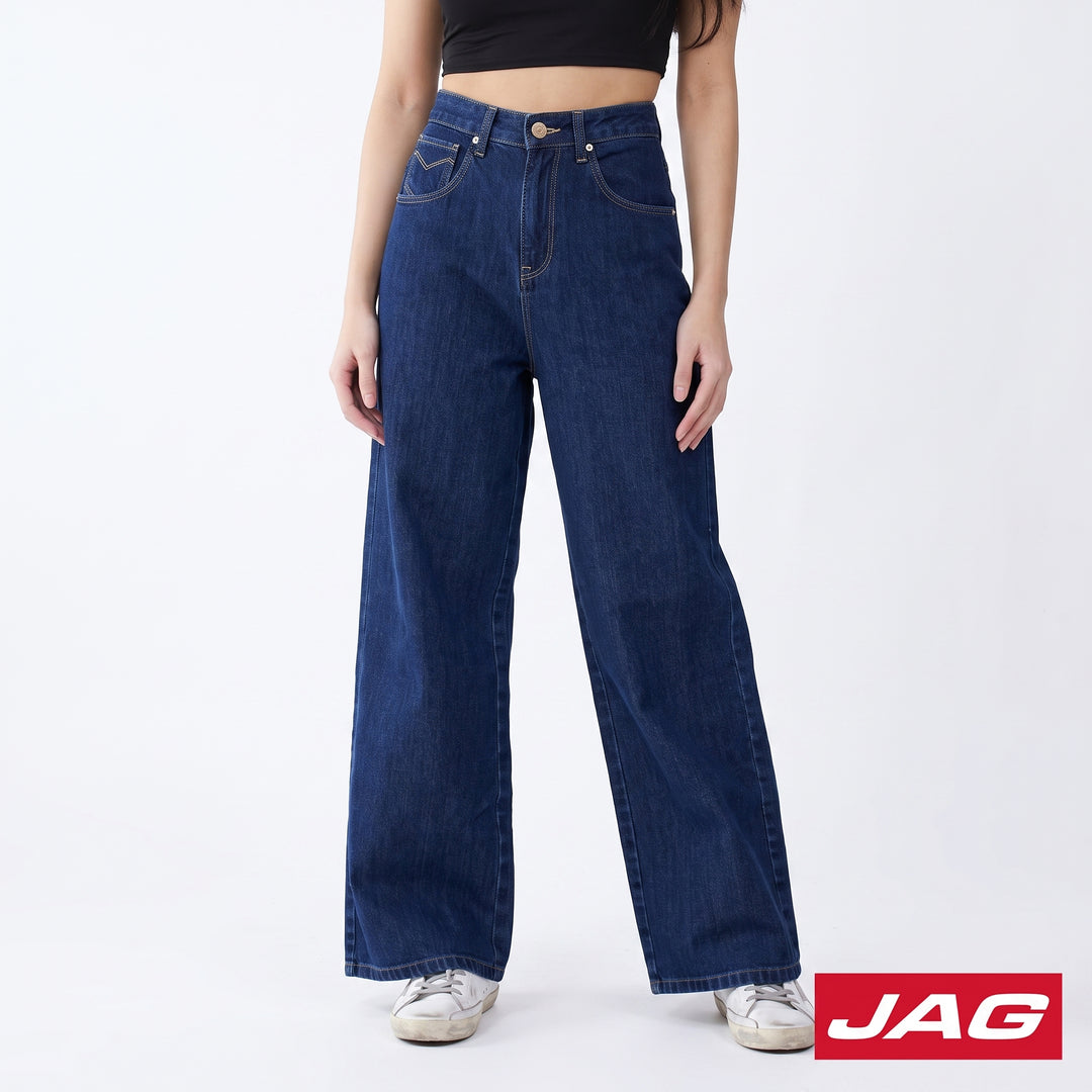 Jag Ladies Sexy Loose Pants High Waist Denim Jeans 19" 215410K5