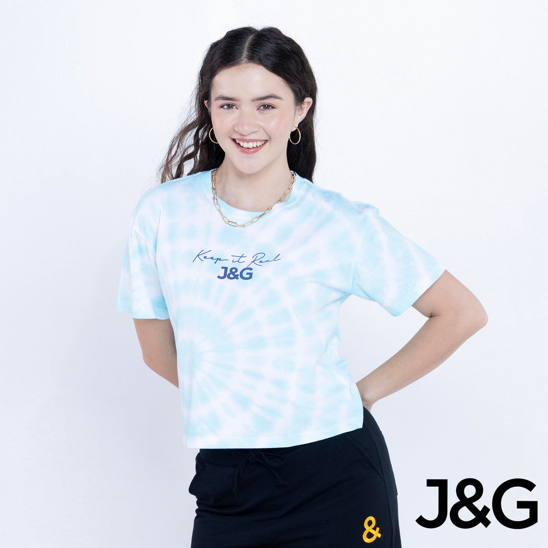 J&G Girl's Tie Dye Cropped Fit