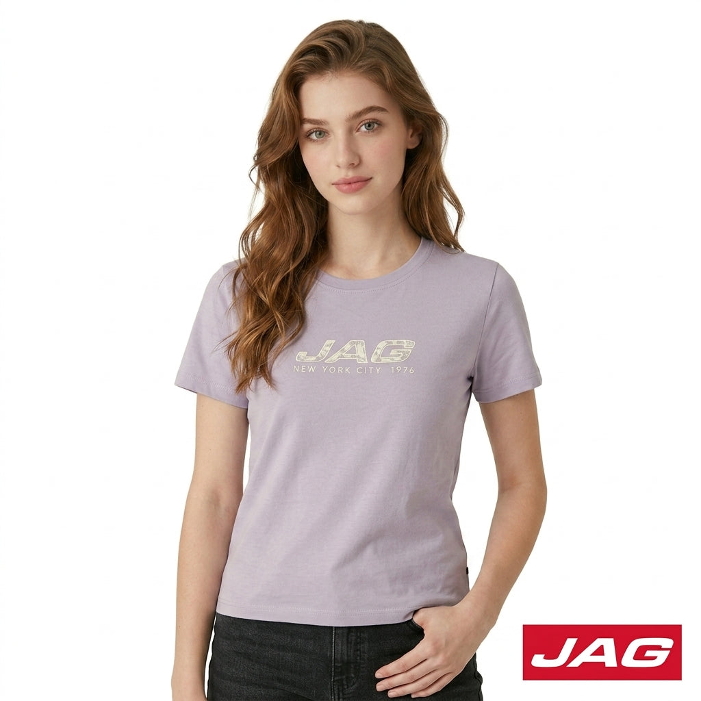 Jag Ladies Roundneck Logo Tee 83RU8000