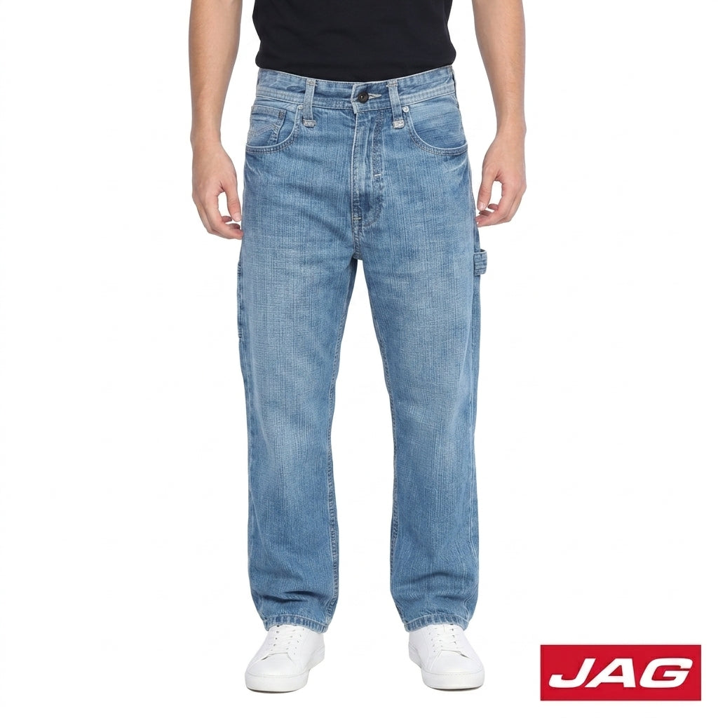 Jag Men’s Baggy Denim Jeans 30" Wide Straight Pants 19933413