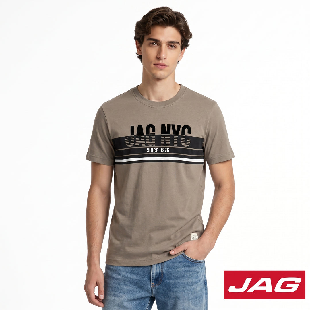 Jag Men’s Rugged Boxy Fit Basic Roundneck T-Shirt 32RH2001