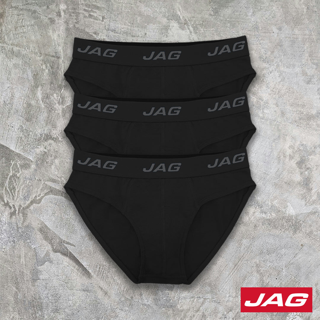 Jag Men's Hipster Brief 3 in 1 Pack 50AV3000