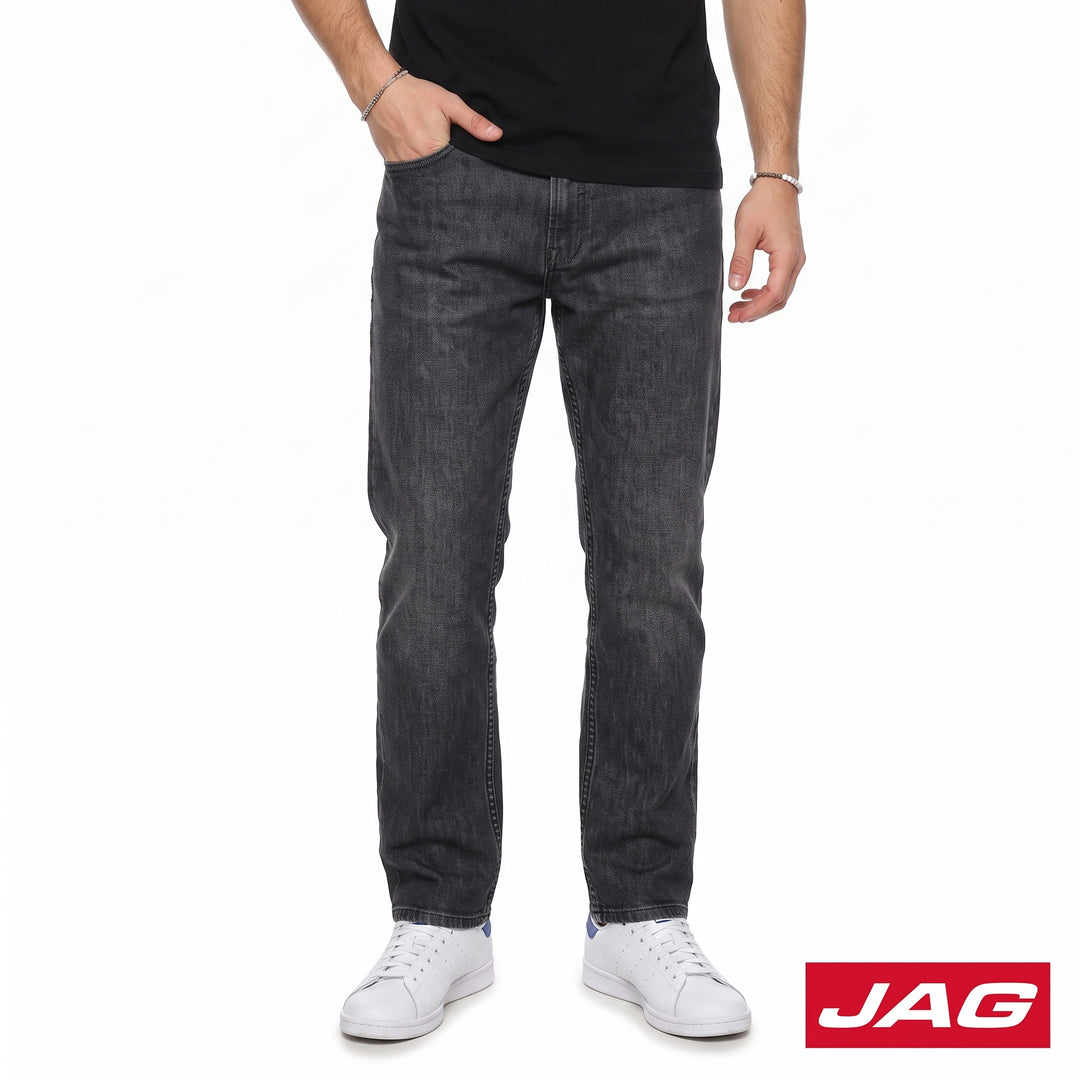 Jag Black Men’s Loose Straight Denim Pants 30" Jeans 190664E9