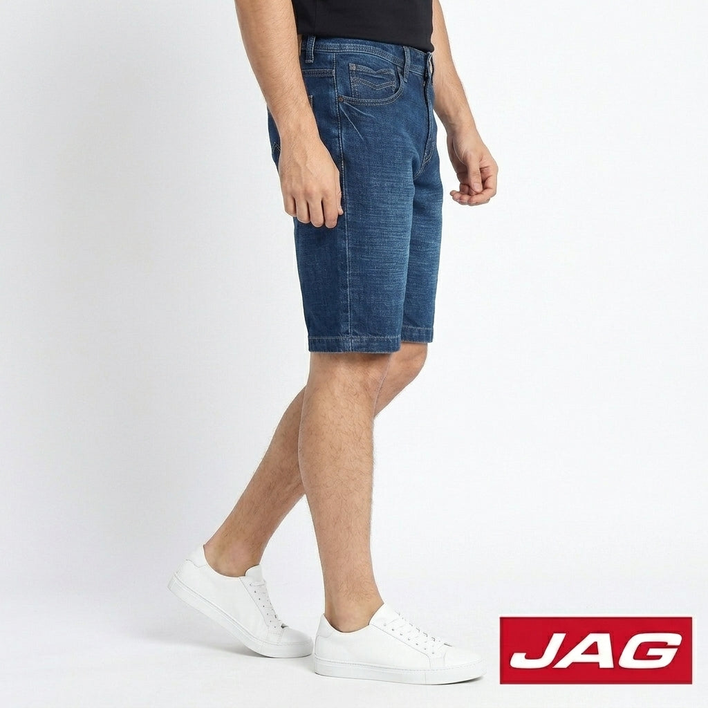 Jag Black Men's Denim Shorts 11" Classic Fit 113021F6