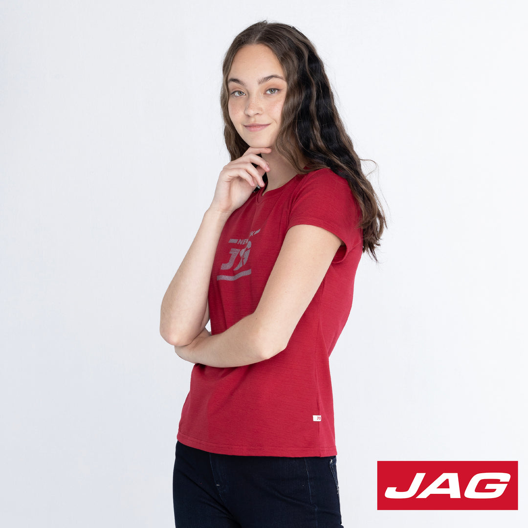 Jag Ladies NYC Relaxed Fit Logo Tee