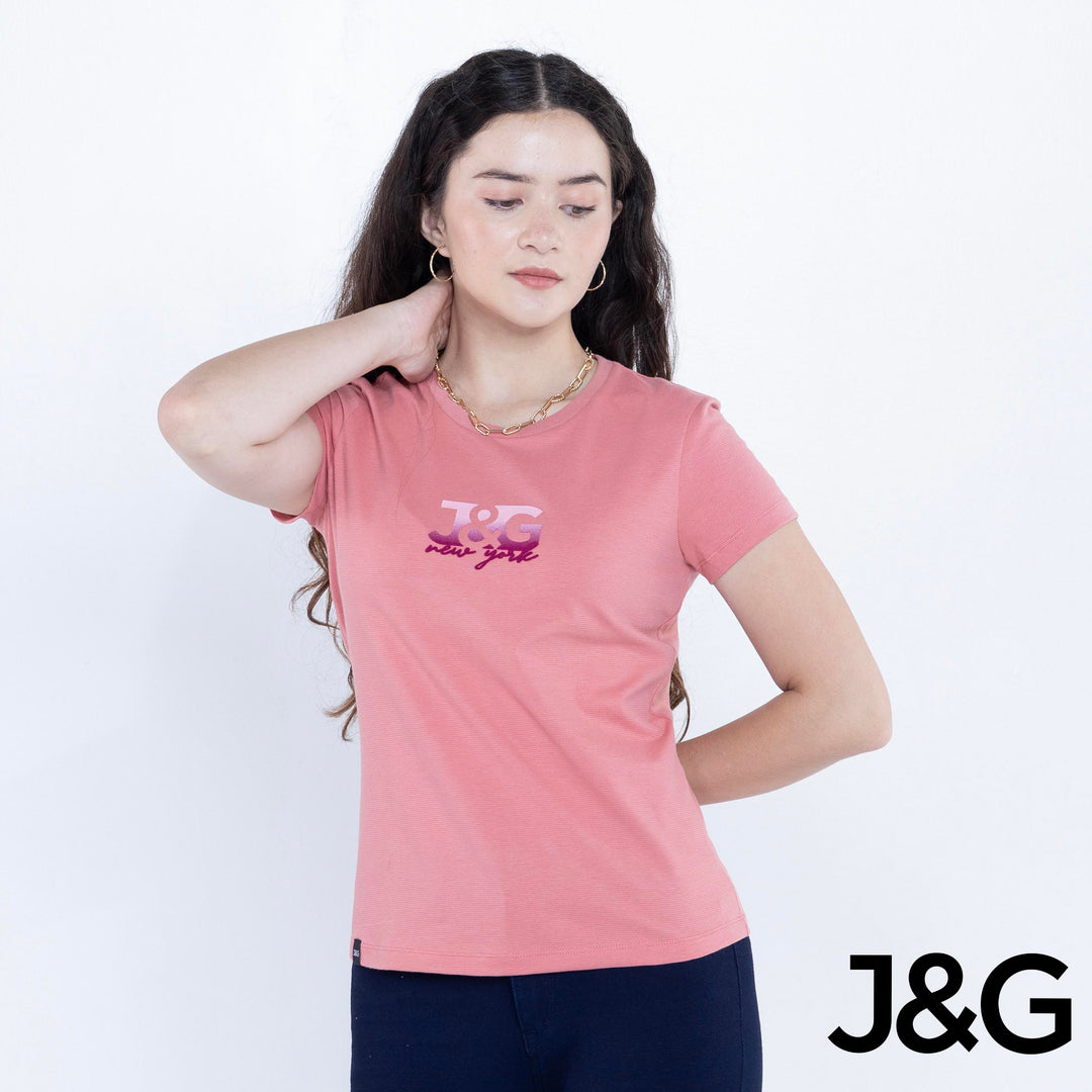 J&G Girl's Roundneck Tee Relaxed Fit