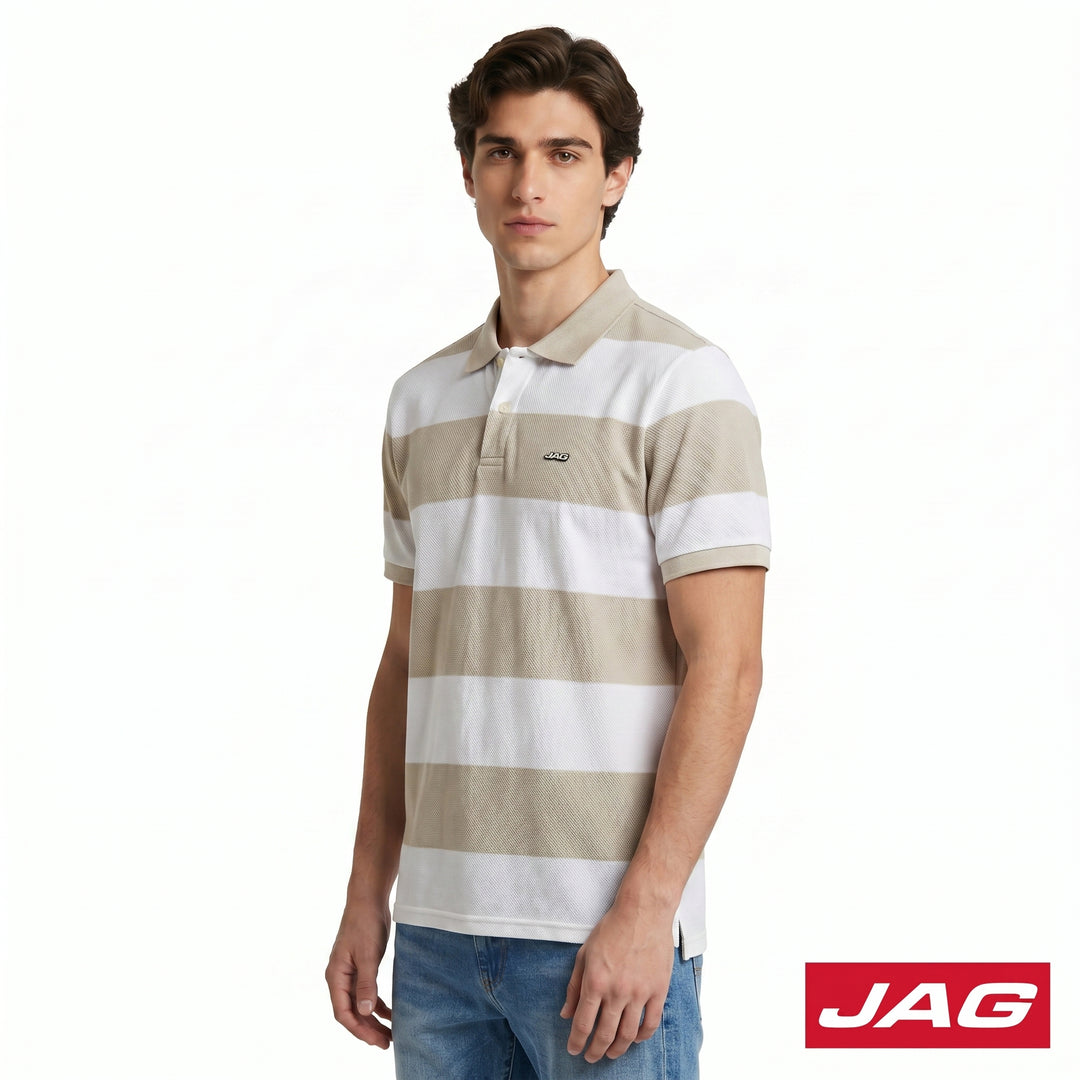 Jag Men's American Vintage Popcorn Polo Shirt 93MN3000