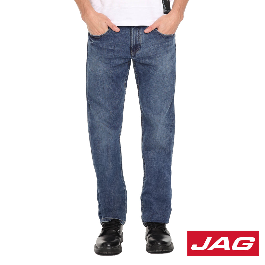 Jag Men's Slim Straight 30" Denim Pants