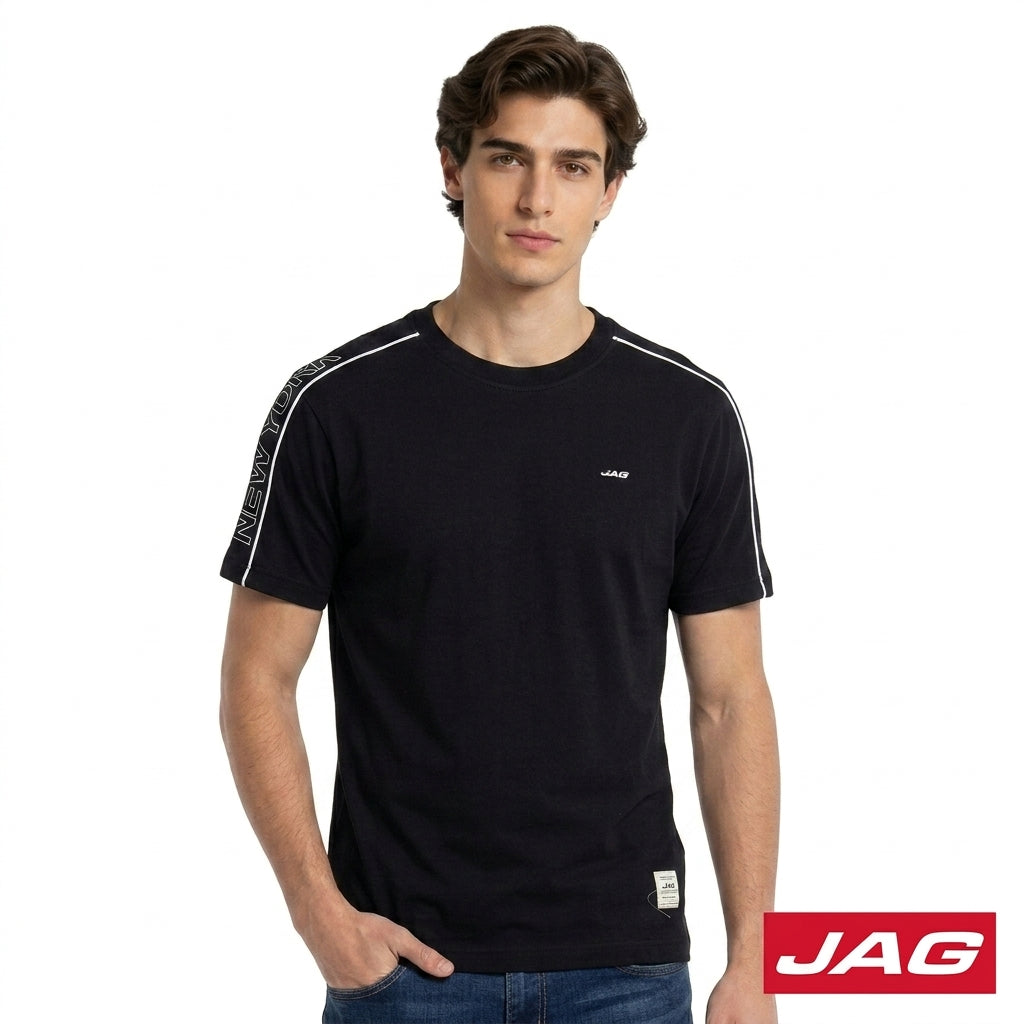 Jag Men’s Rugged Boxy Fit Roundneck T-Shirt 3A082001