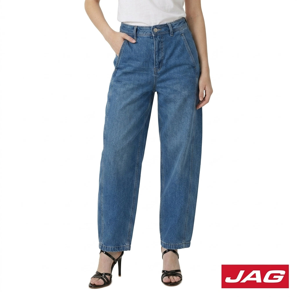 Jag Ladies Barrel Jeans Women's High Waist Denim Pants 21534044