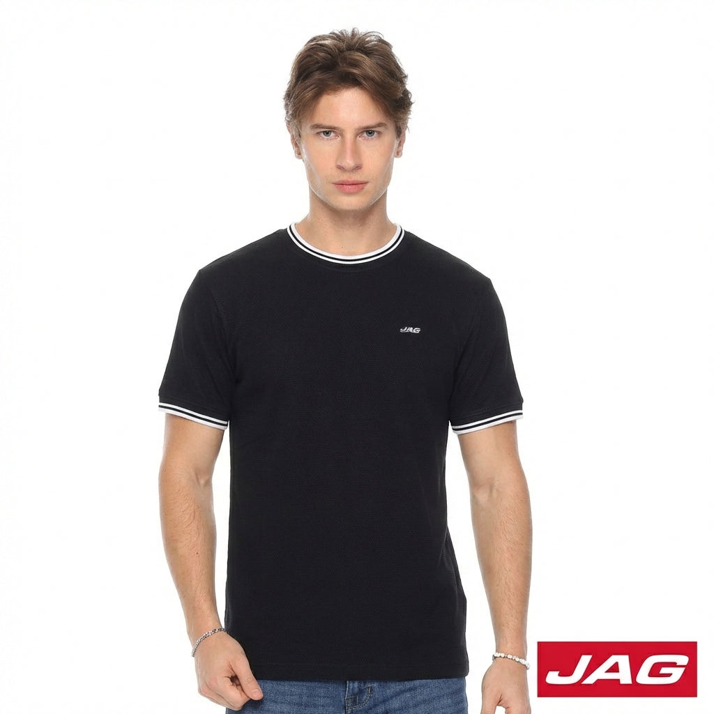 Jag Men's Roundneck Rugged Boxy fit Popcorn 31CU2001