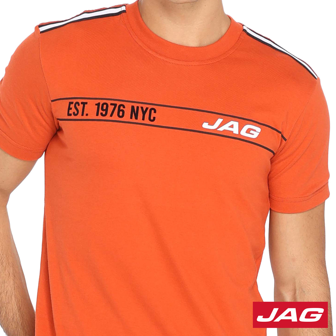 Jag Men's Round Neck Rugged Boxy Fit 33TB2001