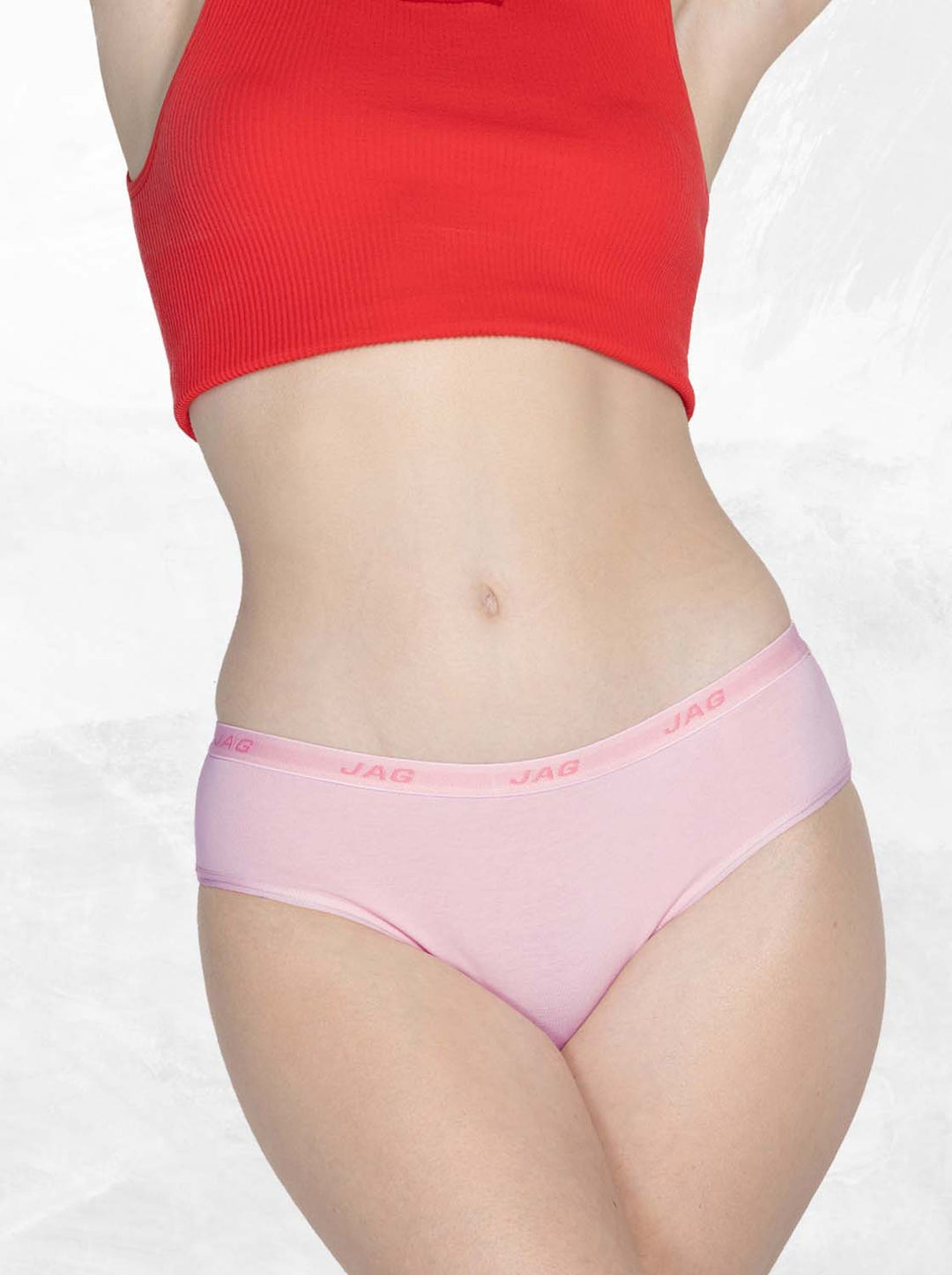 Jag Women's Underwear Cotton Stretch Bikini 3 in 1 in Assorted Colors