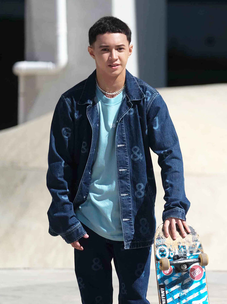 Jg The Rapper J&G Full Print Denim Jacket – Jag Jeans